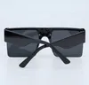 الفاخرة مصمم النظارات الشمسية النساء الرجال العلامة التجارية الاستقطاب UV400 عدسة نظارات شمسية موضة كبيرة مربع شبه إطار نظارات خمر مع Box283T