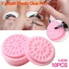 False Eyelashes Extension Glue Holder Fake Eye Lashes Pallet Pads Plastic Gasket For Eyelash Extensions Flower ShapeFalseFalse