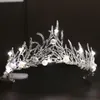 Fermagli per capelli Barrettes Corona da sposa luminosa per le donne Regina nuziale Diademi e corone Luce a LED Perla Copricapo da sposa Principessa Ragazza Birthda