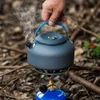 Camping en aluminium léger en plein air 0 8l 1 4L TEAPOT KEPTLE BABET POT CAMPING RADING BACKPACK275U7675669