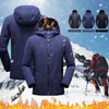 Kvinnorjackor Kvinnor Rinnande jacka med fickor Mens Mens Winter Hooded Coats slitna på båda sidor Solid Stand Collar Fleece Tall Jacketwomens