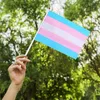 14x21cm Flagpoles ile gökkuşağı bayrakları el tipi gökkuşağı eşcinsel lezbiyen eşcinsel transseksüel pansexuality biseksüel LGBT Gurur