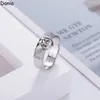 Donia sieraden luxe ring overdreven Europese en Amerikaanse mode varkensneus titanium micro-ingelegde zirkoon creatieve ontwerper met doos