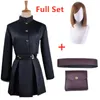 anime jujutsu kaisen kugisaki nobara cosplay costume top skirt coat healoween women women reamist remist bag full set a220812