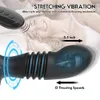 Erkekler için teleskopik yapay penis vibratör prostat masaj anal uyarıcı popo fişi erkek mastürbator arka bahçesi seksi oyuncaklar eşcinseller