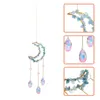 Hanger kettingen kunstmatige kristallen steen hangende maan vorm ornament hangerpendant