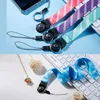 Neck hanging rope lanyard Strap Rotating Clasp 2 in 1 for Mobile Phone ID Card Holder Keychain Keys Earphone Accessories Straps