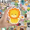 100pcs-pack Cartoon Animal Mite Sticker