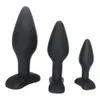 3pcs/conjunto S/M/L Black Prostate Massager Trainer Anal Butt Plug Plug Products Adult Toys Sexy For Men Women Gay