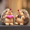 Big Giant Giant Bichued Animais Plush Toy Kawaii Hedgehog Casal Dolls Valentine Gift Dolls 220707