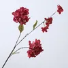 Dekoratif Çiçek Çelenkleri Düğün Doğum Günü Partisi Dekorasyonu Otomatik İpek Plastik Çiçek Sahte Oda Dekoratio