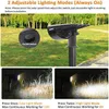 مخزون في الولايات المتحدة Solar Spotlight Lamps مصابيح Solar Solar Solars في الهواء الطلق مقاوم للماء IP67 Landging Light