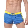 Mode män shorts simma badkläder trunkar sexig surf strand bär sport shorts byxor styrelse shorts kort de bain homme y220420