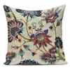 Cushion/Decorative Pillow Plant Flower Pattern Pillowcase Home Decorative Sofa Chair Cushion Covers For Office Living Room Throw CoversCushi
