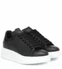 Tênis Perfect Brands Branco Preto Couro Sapatos Solado de Borracha Chunky Feminino Masculino Couro de Bezerro Macio Esportivo Tênis de Casal de Borracha Treaded 36-46