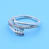 Authentic 925 Sterling Silver Wrap Around Arrow Ring Women Girls Gift designer love rings Original box set for RING9956147