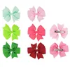 Baby Girls Bowknot Hair Pins 3 Inch Grosgrain Ribbon Bows with Alligator Clips Childrens Hair Associory Kids Bow Bow Barrette 40Colors
