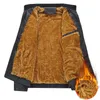 Casual Design For Style Winter Leather Jacket Men'S PU Faux Black Brown Classic Vintage Plus Velvet Thick Warm Suede Coat 220812