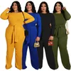 Tracksuits Tracksuits voor dames Tracksuit Women Sets volledige mouwen lange tops en broek herfst dames grote kleding outfits laten groothandel in