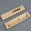 Caixa de caneta de presente de papel vazio para caneta de esferográfica estilo de fonte de caso de caixas de embalagem de canetas 18 * 4 * 2cm