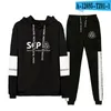 Herrtröjor tröjor mode tryck SCP Foundation Men's Women's Casual Hooded Sweatshirt Sport Pants Jogging Youth Hip-Hop T