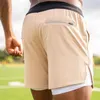 Running Shorts Ya Men 2 w 1 dwupokładowy szybki sport do joggingu sportowy