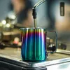 Эспрессо -кофе кувшин Кремер Macchiato Cappuccino Latte Art Maker Cup Cup из нержавеющей стали, выпяченная кувшин 350 мл