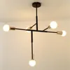 Lampes suspendues nordique moderne lustre éclairage Simple 110V 220V E27 lumière or noir suspension lampe pour salon cuisinePendant