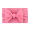 Baby Girls Big Bows Headbands Elastic Nylon Hairbands Turban Hair Accessories for Newborns Infants Toddlers and Kids