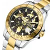 Relojes de pulsera 2022 CHENXI, relojes de marca superior, relojes de esqueleto para hombres, diseño real a la moda, movimiento de engranaje calado, mecánico automático