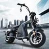 Dorośli Electric Hulscy Motocykl Citycoco rower 1500 W Mocny silnik 45 km/h Max prędkość 18 cali dwa kołowe tłuste opona e opona motocykl EOVOHYAX COC