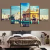 Gurdwara Golden Temple 5 Piece Canvas Bild tryck Väggkonst Canvas Målningsväggdekor för vardagsrum