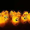 Strings 20 40 LED 1.5M 3M 6M Halloween Pumpkin String Lights Lamp DIY Hanging Decoration For Home Party SuppliesLED