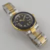 腕時計の豪華な自動男性は、金色のコーティングされた腕時計サファイアガラスGMT日付を監視する