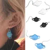 2020 Fashion Funny Cute Dangle Drop Earrings Korean Style Cool Designer Earrings Cherry Flowers G220312