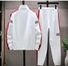 Men Tracksuit Two Piece Set Brand Men's Sets Sportswear Spring Autumn Jacket+Pants Casual Sports Suit Men Clothing Hip Hop