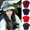 Basker mode unisex vild filt hatt fast färg åttonal cap målare koreanska stil retro mössor för våren och hösten reser 2022berets