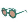 Lunettes de soleil pour enfants Belles tournesols Lunettes de soleil Designer Cadre rond Filles Lunettes givrées Lunettes de protection solaire pour enfants Lunettes de mode Lunettes 25 couleurs B8215