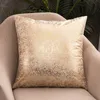 Pillow Case Luxury Golden Fashion Velvet Cushion Cover 45x45cm 50x50cm Decorative Sofa Pillow Case Design s 220714