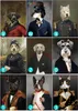 Personnalisé Chien Affiche Animaux De Compagnie Vintage Art Toile Peinture Moyen Âge Mur Photos Pour Salon Décor Affiches Sans Cadre 220614