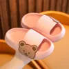 A041 Slippers Women Summer Shoes Sandals شريحة ناعمة منصة الحمام غير المنزلق من منصة المنزل