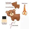 Woodland Craft Kit Forest Creatures DIY Felt Plush Animals For Beginners Eonal Sewing Set Kids Art Toy 220621