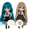 Blythes Doll 16 Joint Body 30cm Blyth Toys Natural Shiny Face With Hands and Face Diy Fashion Dolls Girl Gift 220707