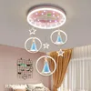 Lâmpadas pendentes Lâmpada infantil quarto decorativo Sala de jantar Luzes de teto LED Interior Interior Corrente de luz