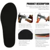 1800mAh USB Electric uppvärmd Insoles Winter Foot Warmer skor Insert Pad With Remote Control Breattable Memory Foam Shoe Insula