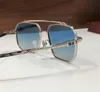 Novo design de moda retro homens óculos de sol 8095 quadro quadrado de metal requintado popular e versátil estilo UV400 Protection Glasses