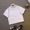 Camisetas de camisetas de verão roupas meninas crianças meninos desenho animado algodão camiseta de camiseta de criança casual roupas infantis roupas infantis tracksuitsts-camisetas
