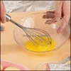 Narzędzia jajka kuchnia kuchnia jadalna bar domowy ogród podręcznik stali nierdzewnej kruki kreatywne domowe plastikowe rączka mikserowe kremowe jajka kremowe