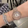 Armbandsur anlände märke full zirkons kristaller smycken klockor för kvinnor stål armband klocka kvarts vattentät analog handledsväckningwat