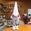 2021 Novas decorações de Natal para casa bonecas de Natal Decorações de árvore de Natal Elk Santa Snowman para decoração de ano novo 201125